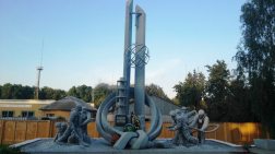 Csernobil tűzoltó emlékmű